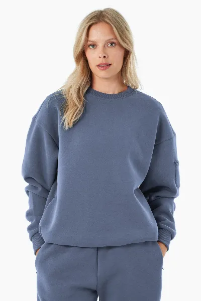 ORGANICATION ORGANICATION Herren vegan Sweatshirt Saylorr Soft Indigo