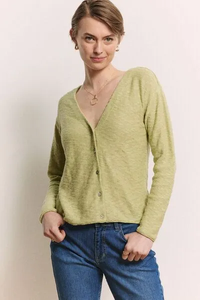 TRANQUILLO TRANQUILLO Strickjacke Ronjaa Slub Strick GOTS (1250003)