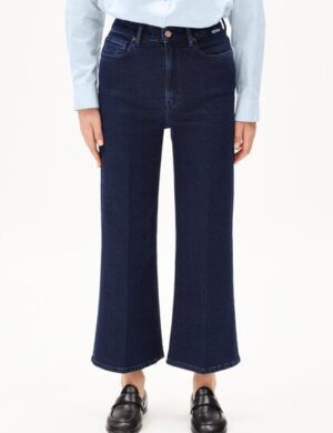 ARMEDANGELS MURLIAA CROPPED Damen Wide Jeans recycelter Baumwoll Mix Comfort-Stretch