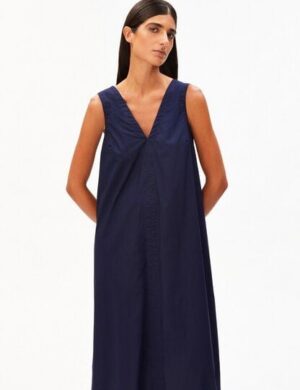 ARMEDANGELS PINSTRIPE PINAAFO Damen Webkleid aus TENCEL Lyocell Mix