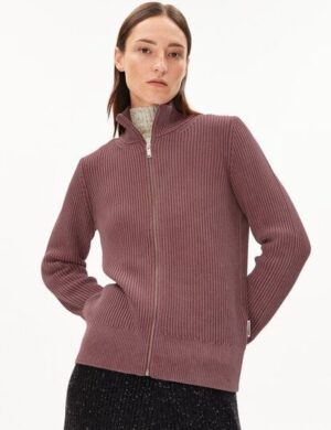 ARMEDANGELS RANAA CROCHET LINO – Damen Pullover Loose Fit aus Leinen-Mix