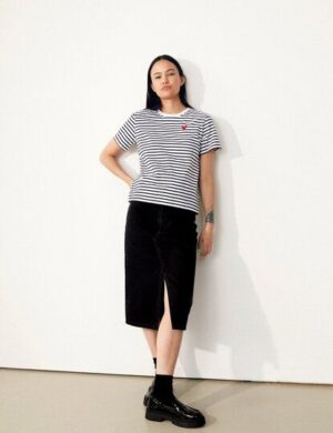 Givn Berlin T-Shirt GBJULIA (HEART) aus Bio-Baumwolle mit Stickerei