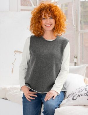 Heidekönigin Langarmshirt Uni Basic GOTS