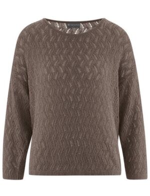 HempAge Ajoure Pullover Hanf/Biobaumwolle
