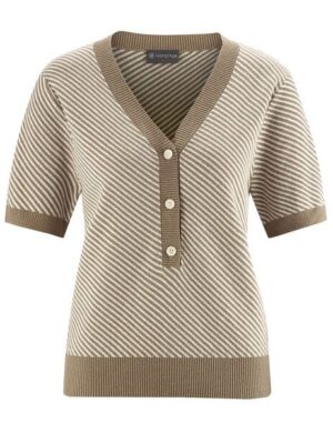 HempAge Damen Halbarmpullover Hanf/Biobaumwolle