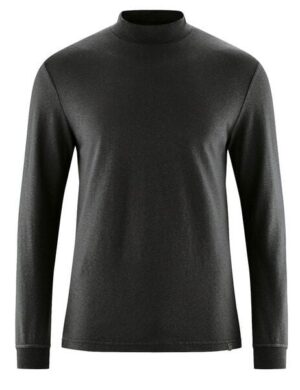 HempAge Rollkragen Langarmshirt Herren Hanf/Biobaumwolle