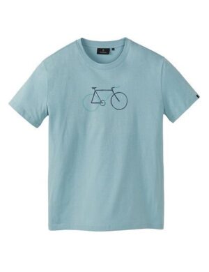 Herren T-Shirt aus Bio-Baumwolle – AGAVE BIKE LETTERS – recolution