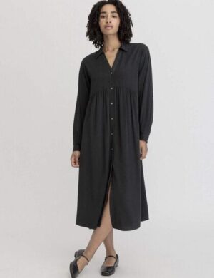 hessnatur Kleid Midi Relaxed aus LENZING ECOVERO