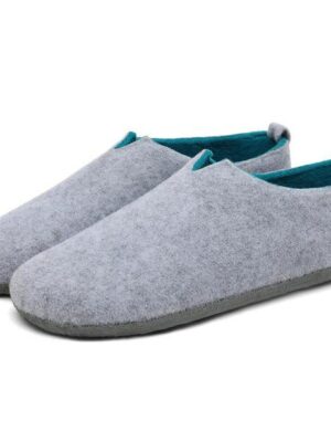 Home & Joy Hausschuhe Filz vegan Hüttenschuhe Pantoffeln Schlappen Pantoletten