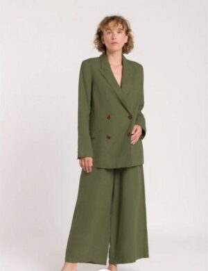 Kings Of Indigo Bermuda-Short – KALINDI aus Bio-Baumwolle und Hanf