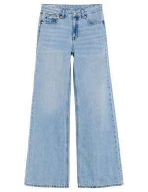 Kings Of Indigo Jane – Mid rise Relaxed flare – Blue Reef Super Light Used