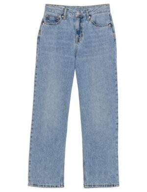 Kings Of Indigo Liora Cropped Super High Rise Straight Cindy Light Used