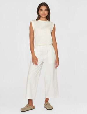 KnowledgeCotton Apparel Cropped Mom Jeans – CALLA – aus Biobaumwolle