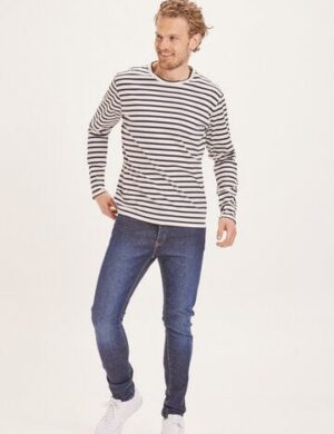 KnowledgeCotton Apparel Jeans Slim Fit – ASH – aus Bio-Baumwolle