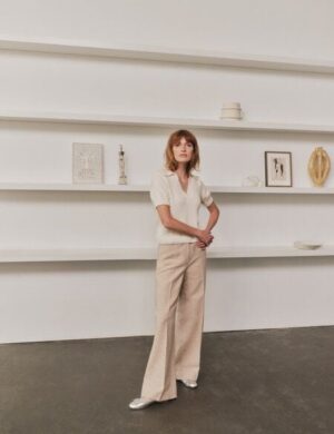 LANIUS Marlenehose (GOTS) aus Bio-Baumwolle