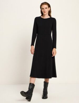 LANIUS Midikleid aus TENCEL und Bio-Baumwolle