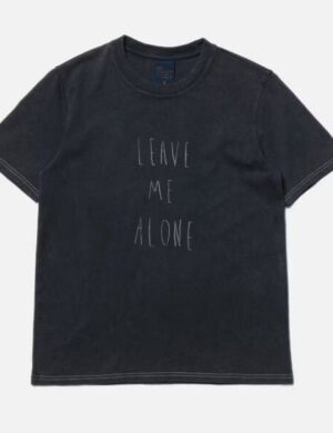 Nudie Jeans T-Shirt für Frauen – Joni Leave Me Alone – Faded Black
