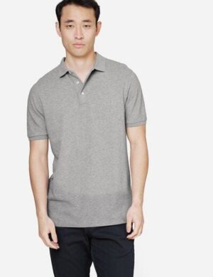 SANVT Das Perfekte Poloshirt – Grau Meliert