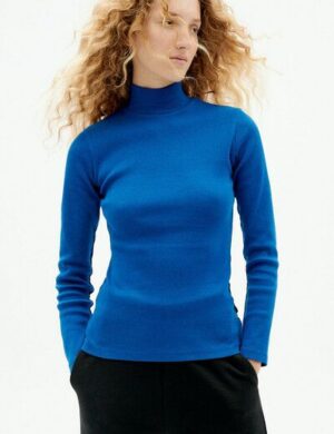 thinking mu Langarmshirt – Rib Aine – aus Bio-Baumwolle