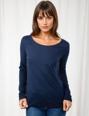 TORLAND Tailliertes Damen Longsleeve LANIA