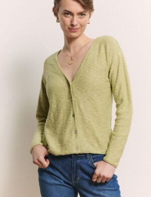 TRANQUILLO Strickjacke Ronjaa Slub Strick GOTS (1250003)