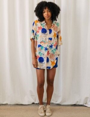 TWOTHIRDS Shorts Vegan Liles aus Leinen und Baumwolle