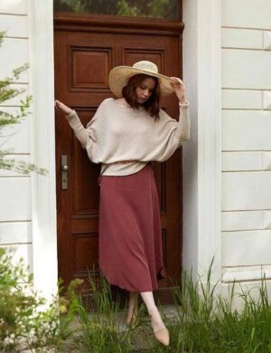 WiDDA berlin Midirock JULIP beere aus ECOVERO®