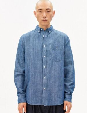 ARMEDANGELS CARENAA Damen Straight Jeans recycelter Baumwoll Mix Comfort Stretch