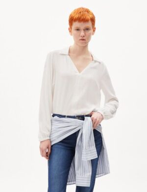 ARMEDANGELS MERINAA STRIPES Damen Strickpullover aus Bio-Baumwolle