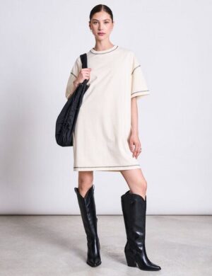 JAN N JUNE T-SHIRT KLEID HOPLA GOTS