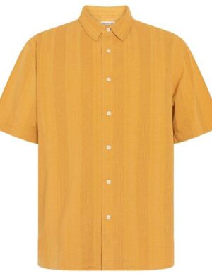 KnowledgeCotton Apparel Kurzamr-Hemd Relaxed