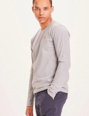 KnowledgeCotton Apparel Lockeres Poloshirt mit Waffelstruktur aus Bio-Baumwolle