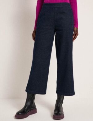 LANIUS Hose mit weitem Bein aus TENCEL und Bio-Leinen