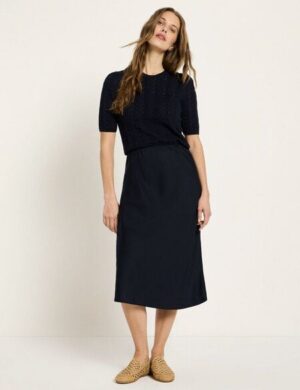 LANIUS Maxikleid (GOTS) aus Bio-Baumwolle