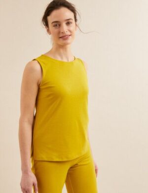 LANIUS Top aus Tencel Lyocell mit Bio-Baumwolle