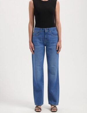 MUD Jeans Damen Jeans Isy High Flared – Fresh Fade