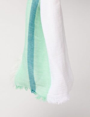 LANIUS Leinenschal aus Leinen und Bio-Baumwolle