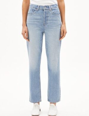 ARMEDANGELS AAIKALA Damen Straight Jeans High Waist recycelte Baumwolle