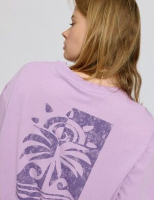 Mazine Back Print T-Shirt für Frauen – aus Biobaumwolle