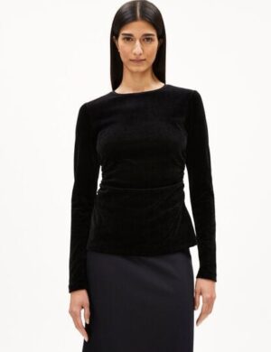 ARMEDANGELS ADAAJA LORA VELVET Damen Longsleeve aus Bio-Baumwoll Mix