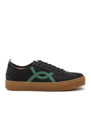 Vesica Piscis Footwear KAFKA BLACK SNEAKER OF RECYCLED COTTON