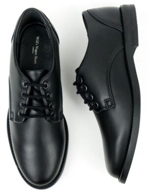 Will’s Vegan Shop Kids Derbys Schwarz Unisex