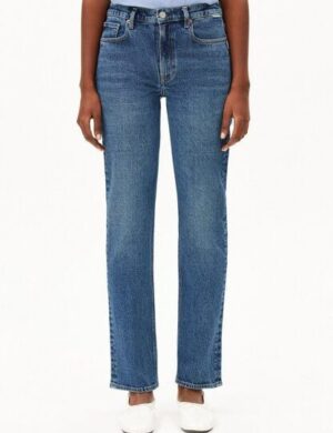 ARMEDANGELS CARENAA Damen Straight Jeans Bio-Baumwoll Mix Comfort Stretch