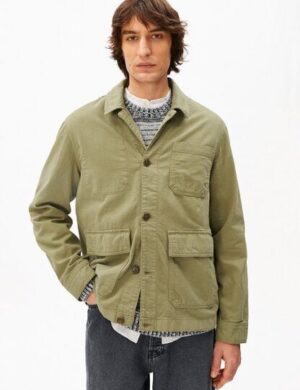 ARMEDANGELS COTTON LINEN Herren Overshirt aus Baumwoll-Leinen-Mix