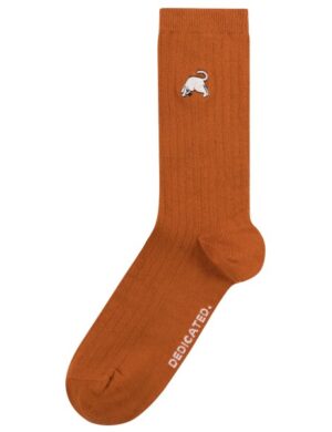 DEDICATED – Rib Socks Knivsta Dog Pose – Multifunktionssocken