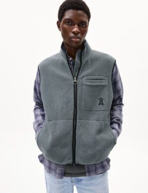 ARMEDANGELS AABLEO FLEECE Herren Fleeceweste aus Bio-Baumwolle