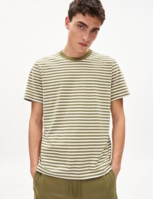 ARMEDANGELS AADON STRIPES – Herren T-Shirt Relaxed Fit aus Bio-Baumwolle