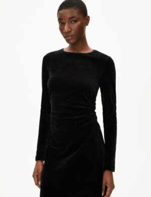 ARMEDANGELS ADAAJA VELVET Damen Jerseykleid aus Bio-Baumwoll Mix