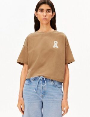 ARMEDANGELS ALBERTARAA Damen T-Shirt aus recyceltem Baumwoll Mix