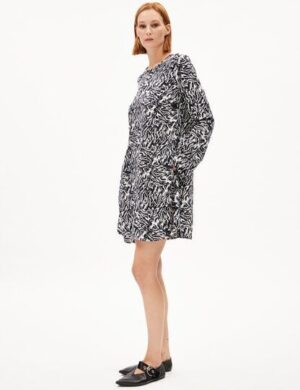 ARMEDANGELS ALINUNAA STONEY Damen Webkleid Relaxed Fit aus LENZING ECOVERO Viskose